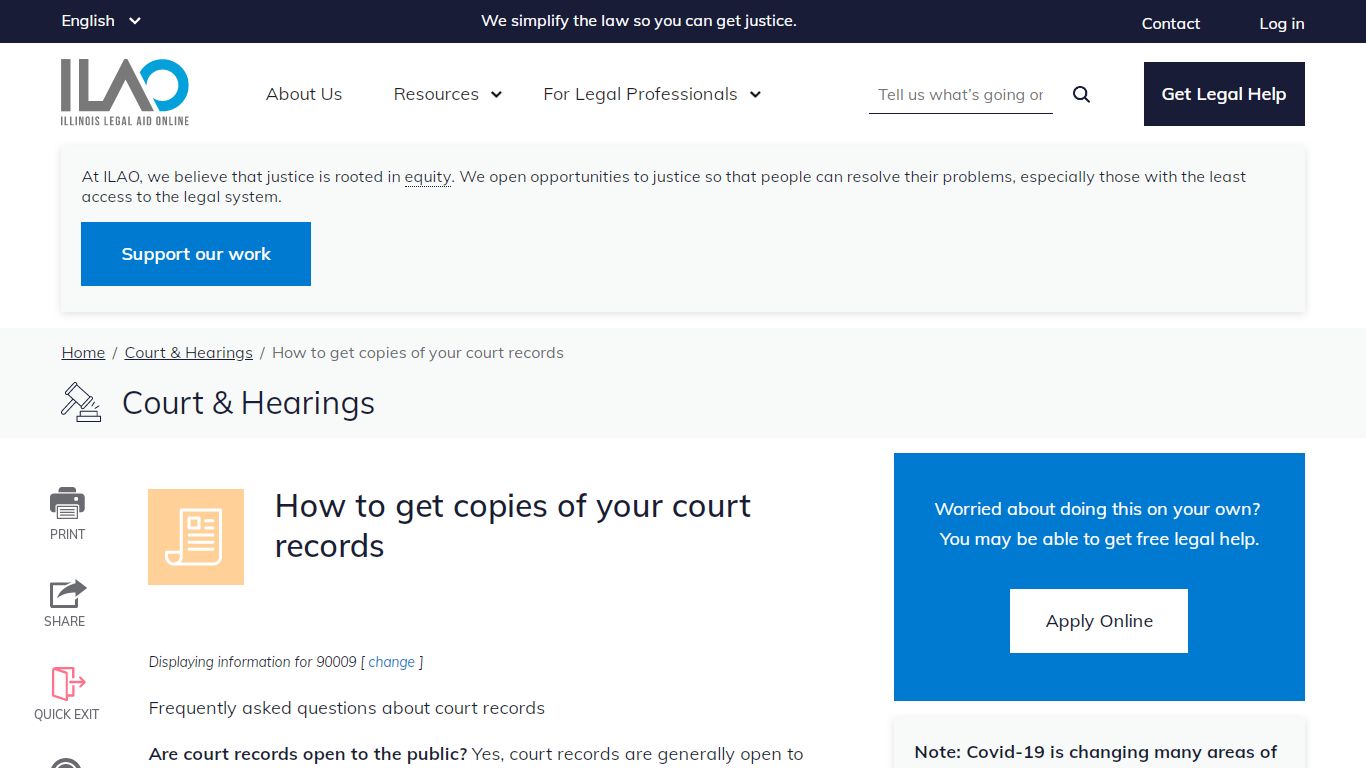 How to get copies of your court records | Illinois Legal Aid Online